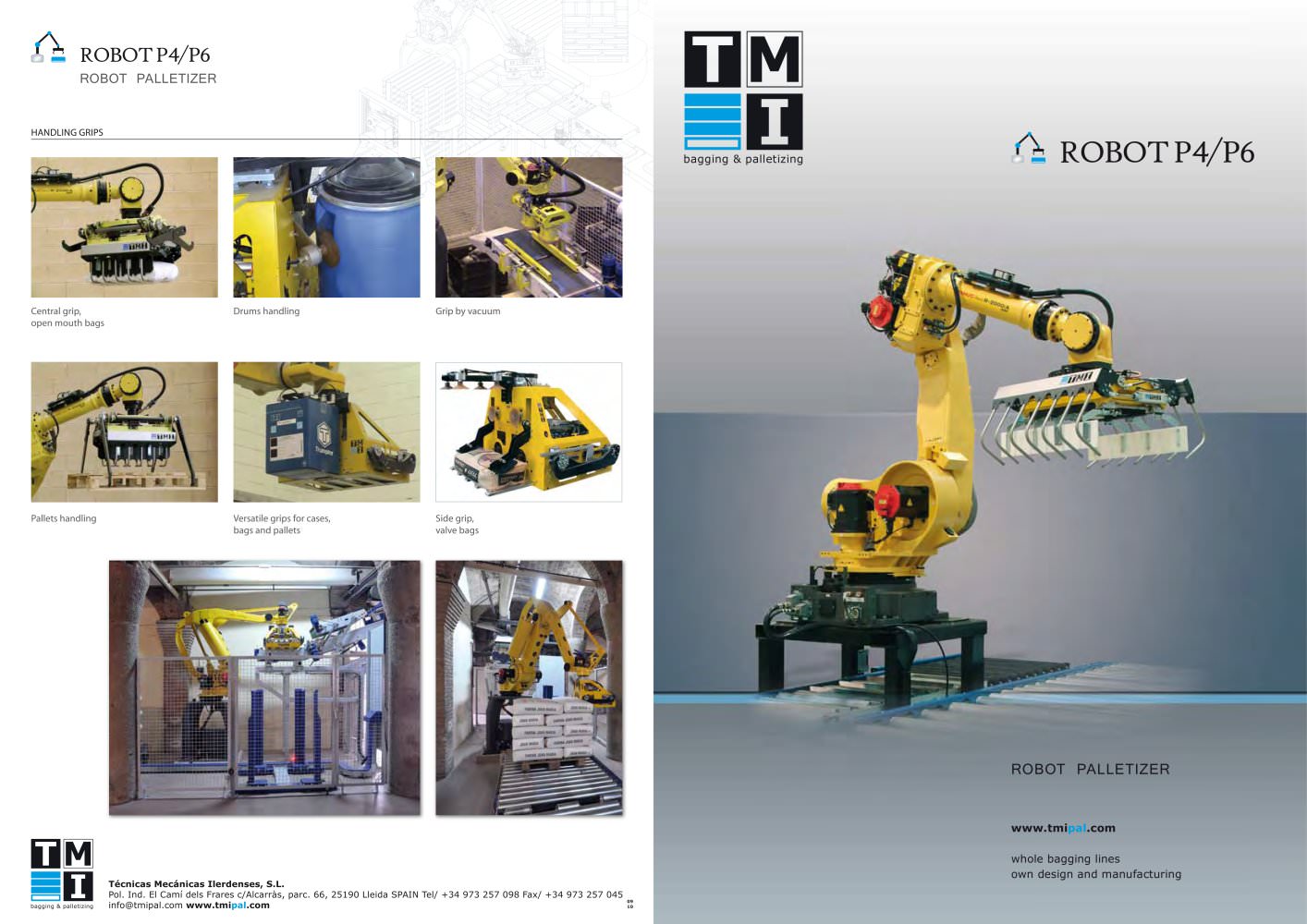 ROBOT P4/P6: ROBOT PALLETIZER - TMI