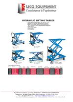 HYDRAULIC LIFTING TABLES