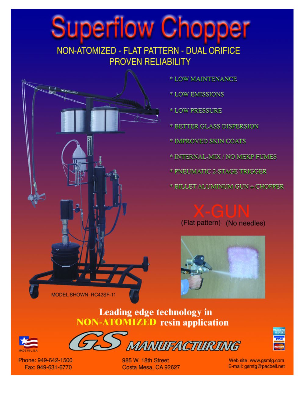 Superflow Chopper - Internal Mix - GS Manufacturing