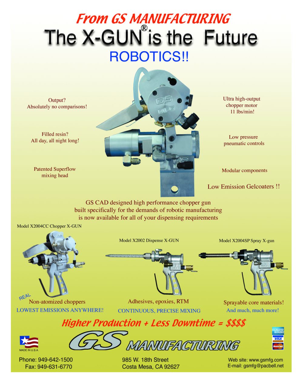 X-GUN&reg; - GS Manufacturing