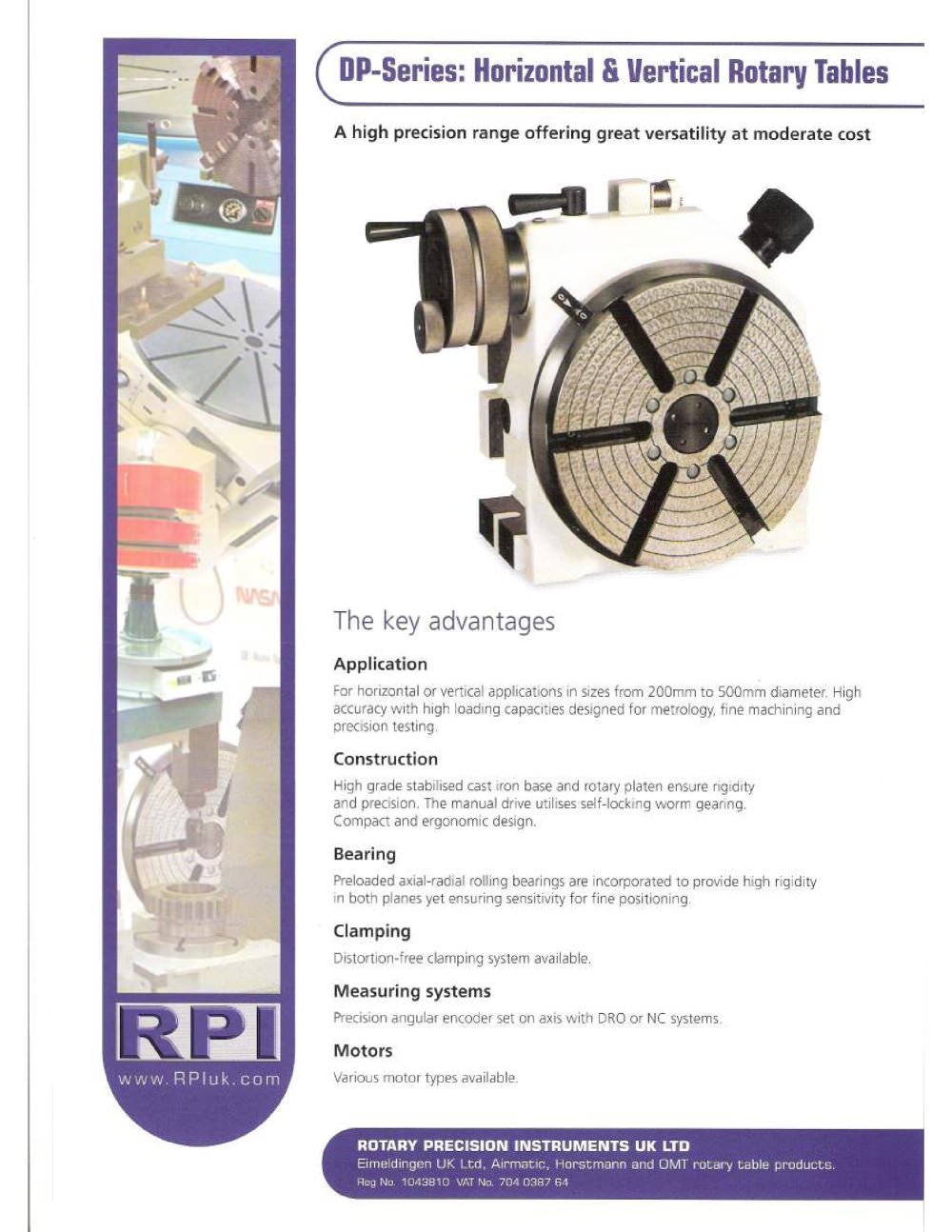 Rotary Precision Instruments UK - 145489, 101854, 2647