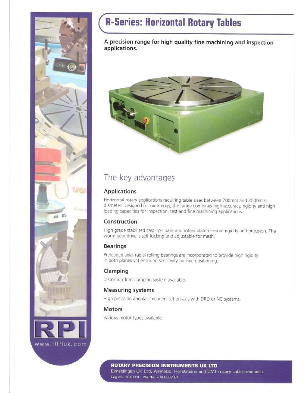 Rotary Precision Instruments UK - 145488, 82609, 3531