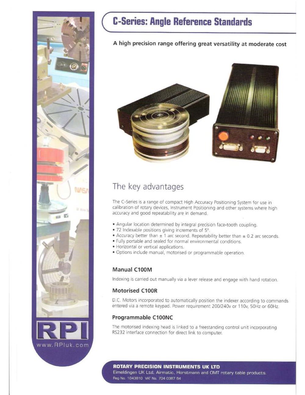 Rotary Precision Instruments UK - 254966, 101850