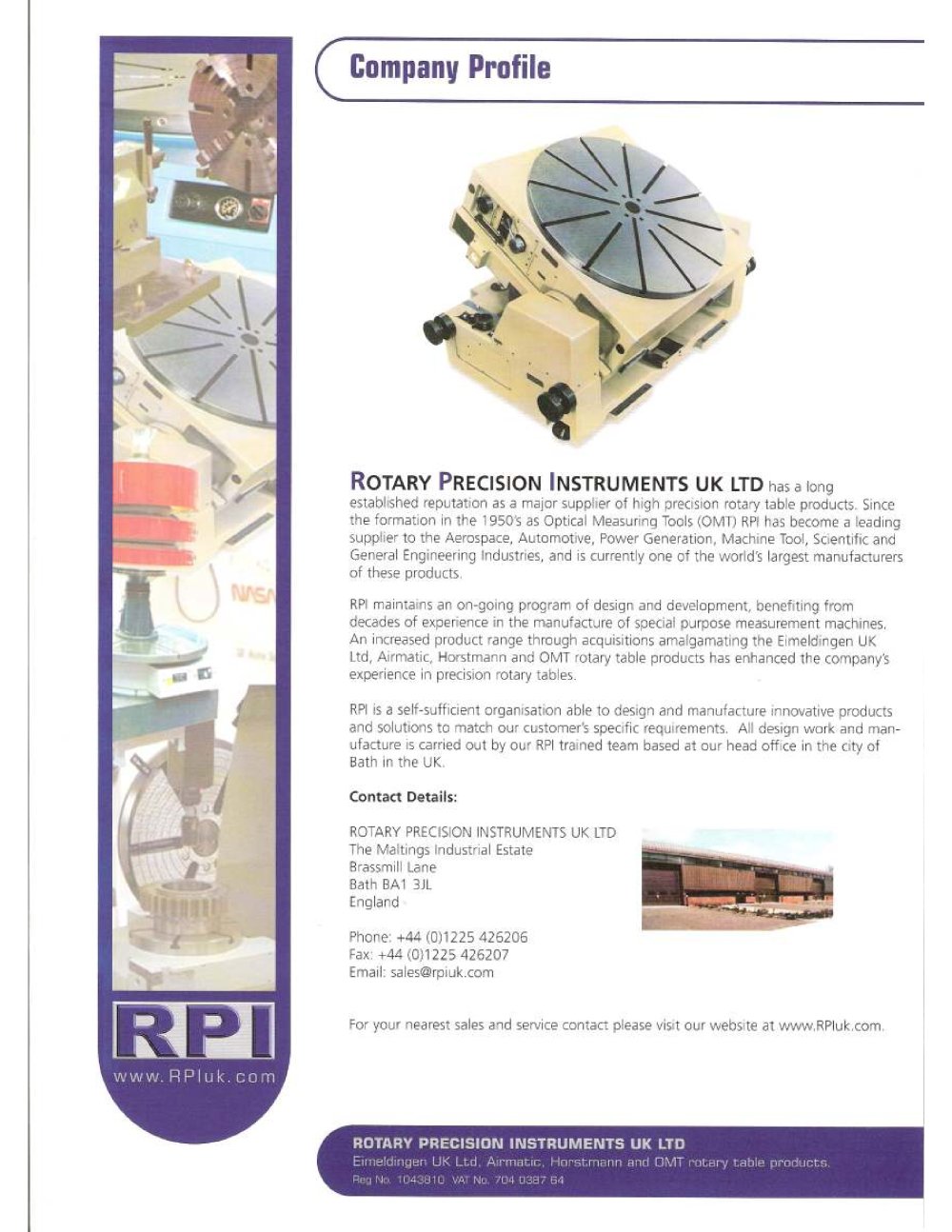 Rotary Precision Instruments UK - 62945, 145563