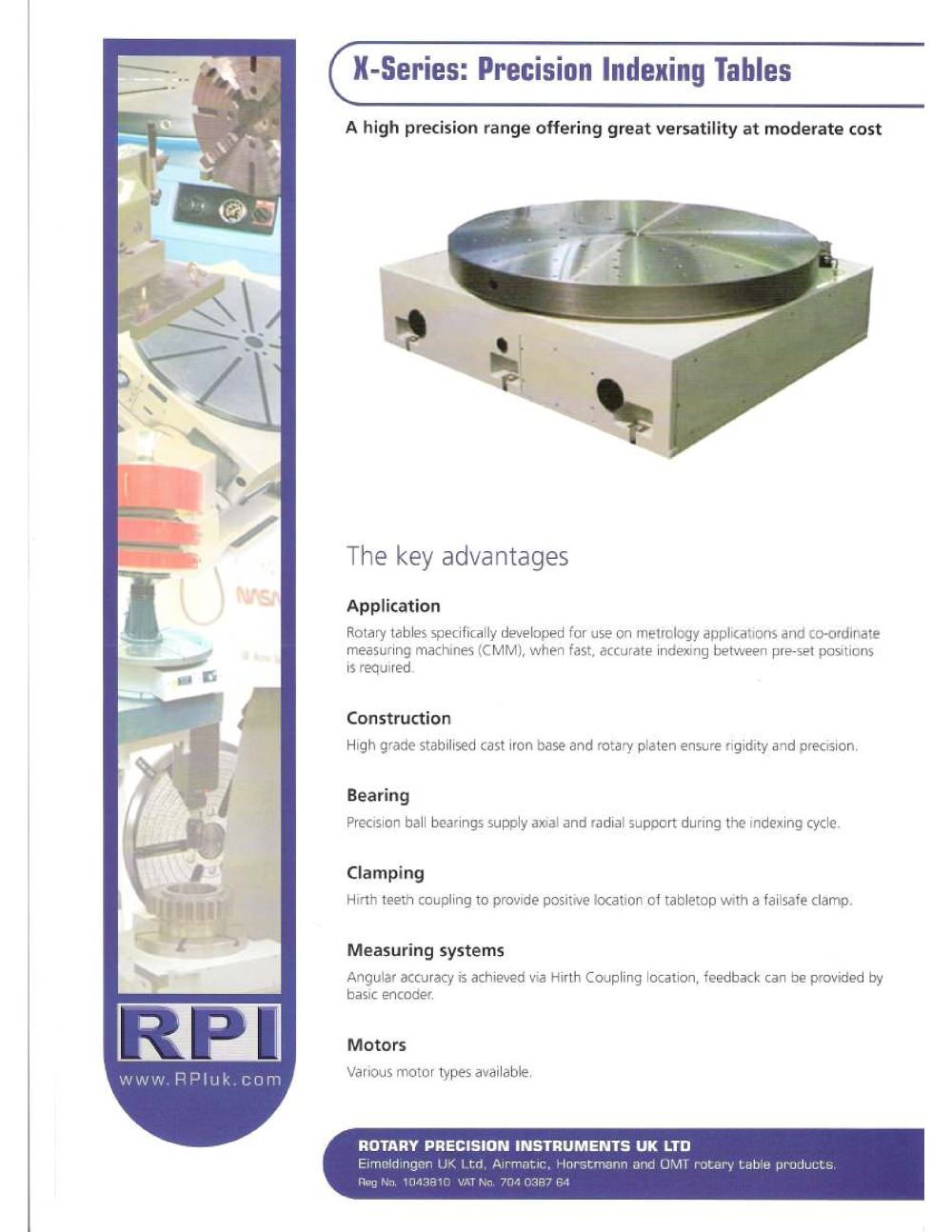 Rotary Precision Instruments UK - 93916, 345987, 39740, 82609, 2647