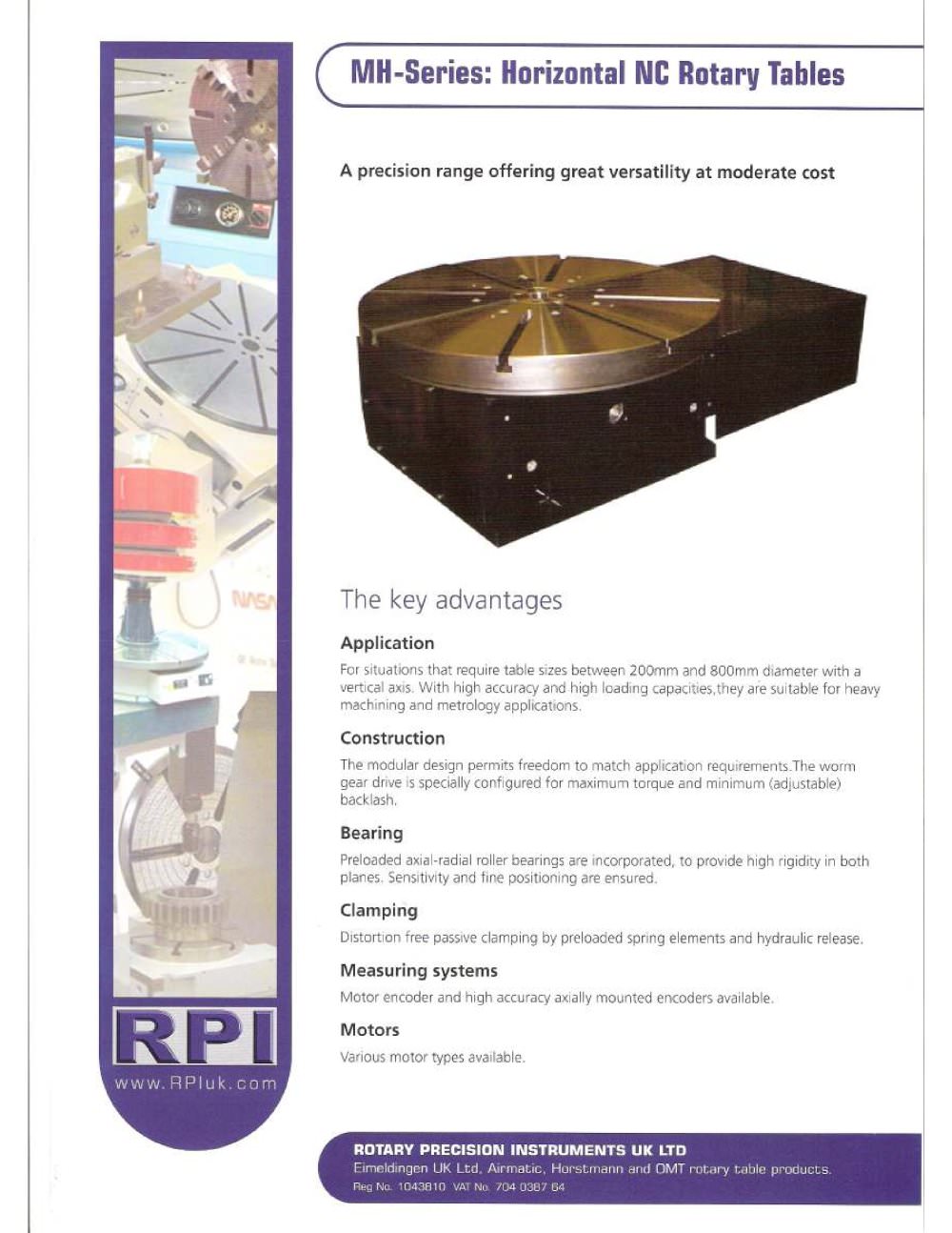 Rotary Precision Instruments UK - 80877, 82609, 145520, 2647