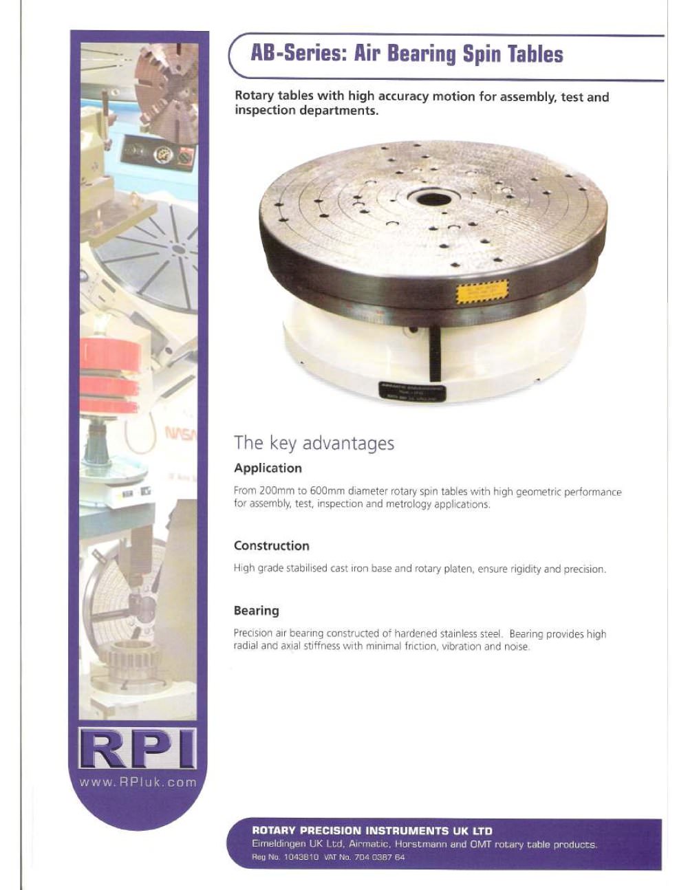 Rotary Precision Instruments UK - 101857, 3126, 2647