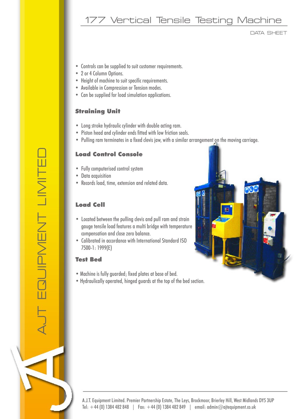 AJT Equipment - 2158, 2412, 68325, 4090, 16138, 208328, 17241