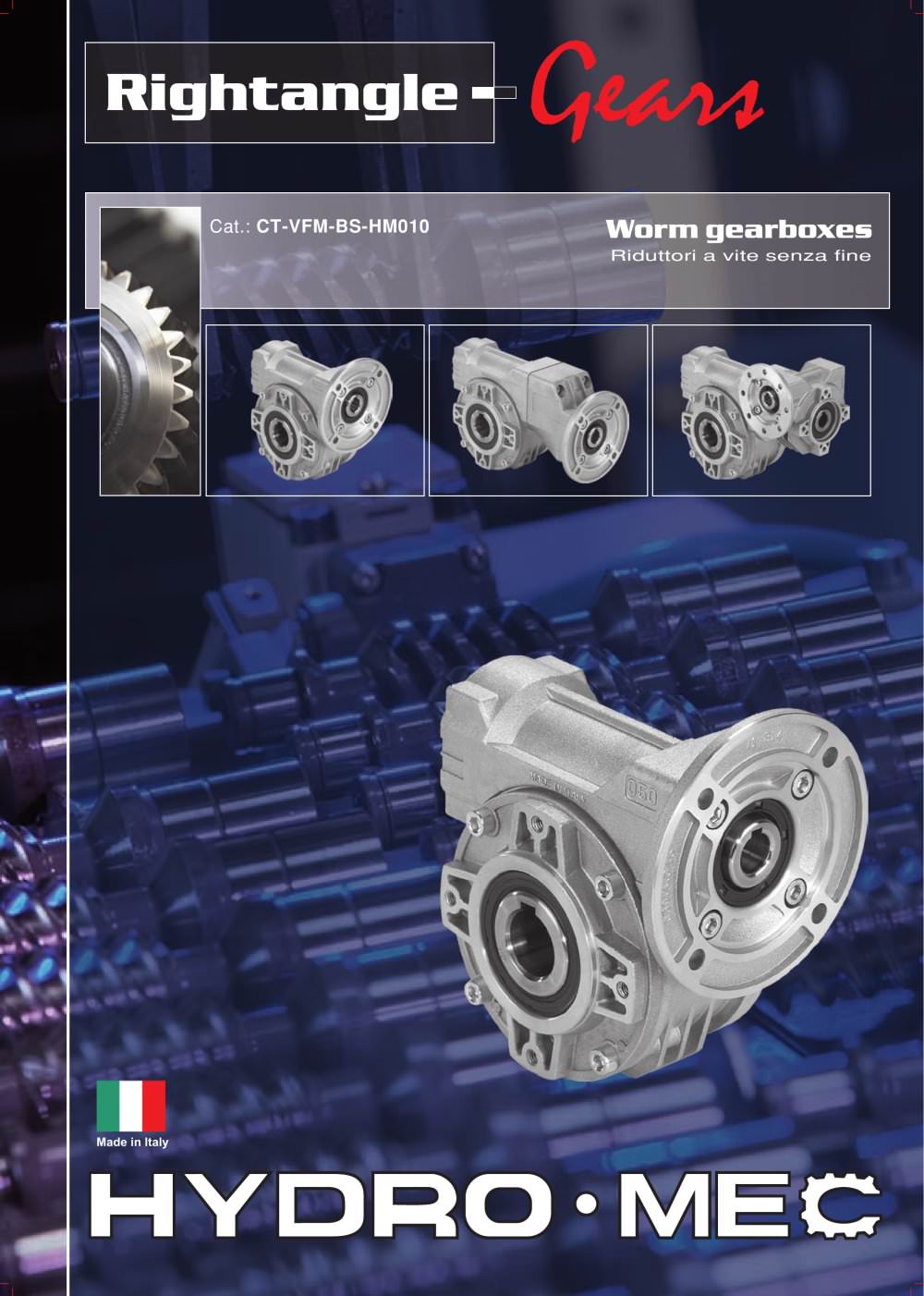 Rightangle wormboxes (metric) - HYDROMEC
