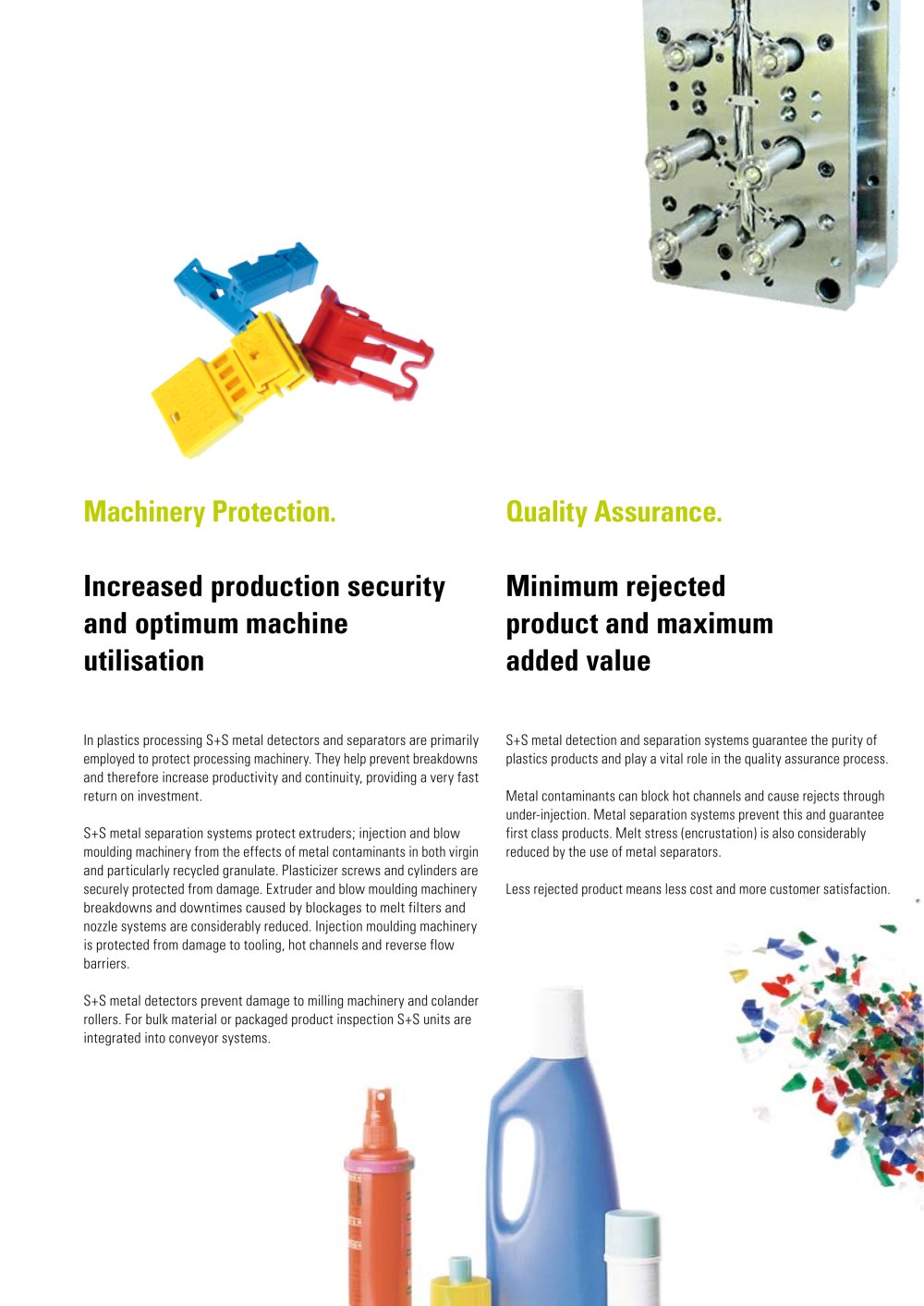 S+S Separation and Sorting Technology - 149967, 41130, 82255, 80853, 4273, 68106, 68350