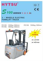 3 wheel AC power forklift truck