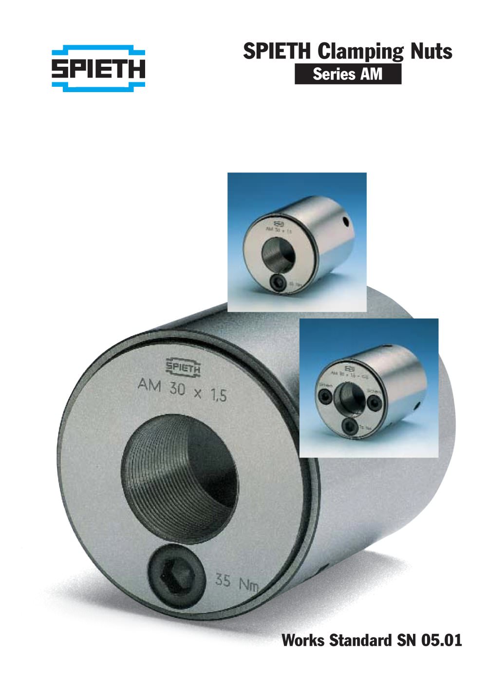 Tension Nut Type AM - SPIETH-MASCHINENELEMENTE GmbH & Co KG