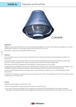 Explosion-proof roof fans � SPARK Ex 