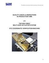 SMAC XYZ COORDINATE VERIFICATION MACHINE FOR QUALTIY CHECK & INSPECTION