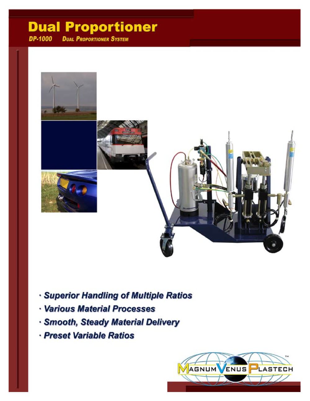 DP-1000 Dual Proportioner System Brochure - Magnum Venus