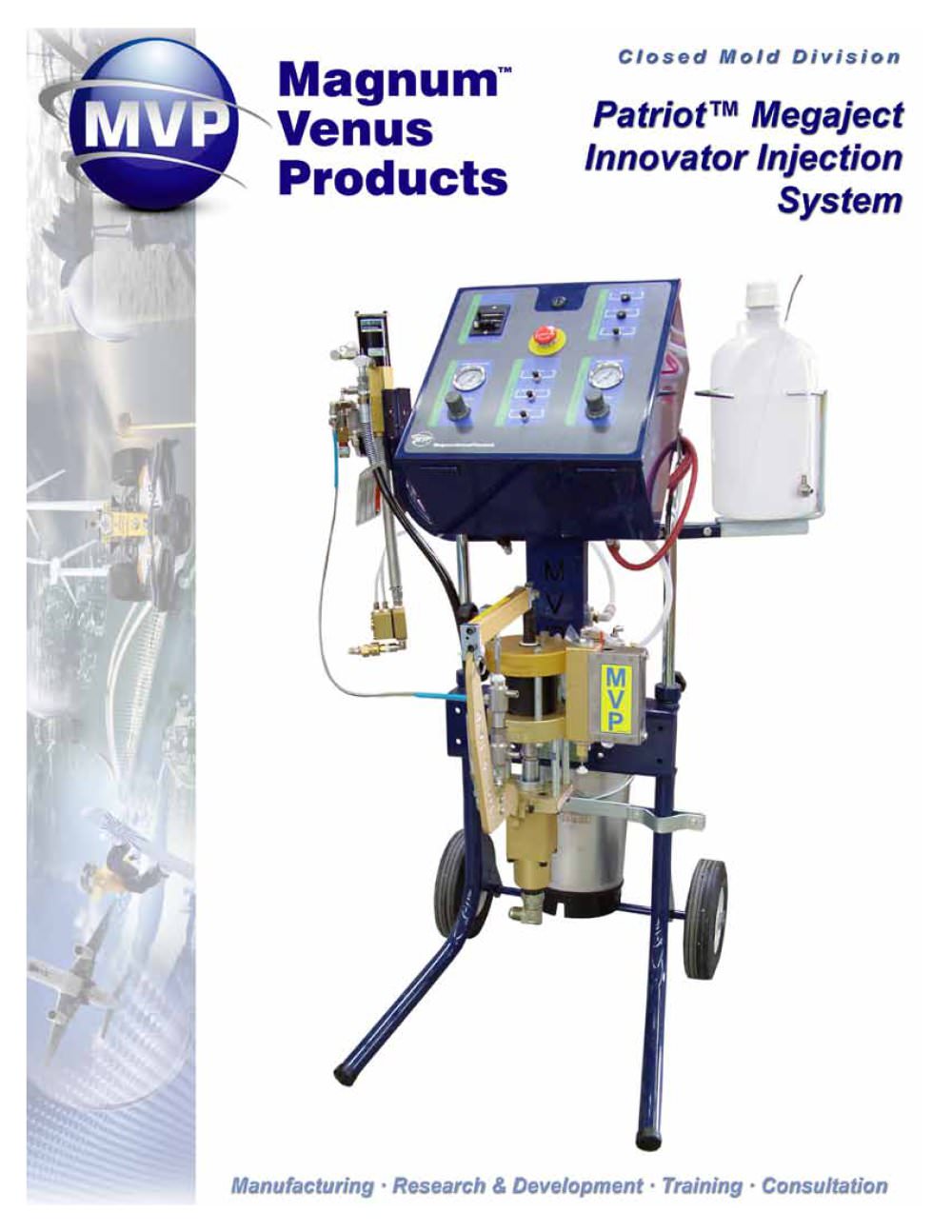 Patriot� Megaject Innovator Injectin System Brochure - Magnum Venus