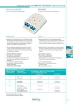 FO-OUTLET for underfloorsystem; (flooraccess boxes) only