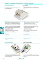 FO-OUTLET standard angled outlet for on-wall, flush and skirting-duct mounting