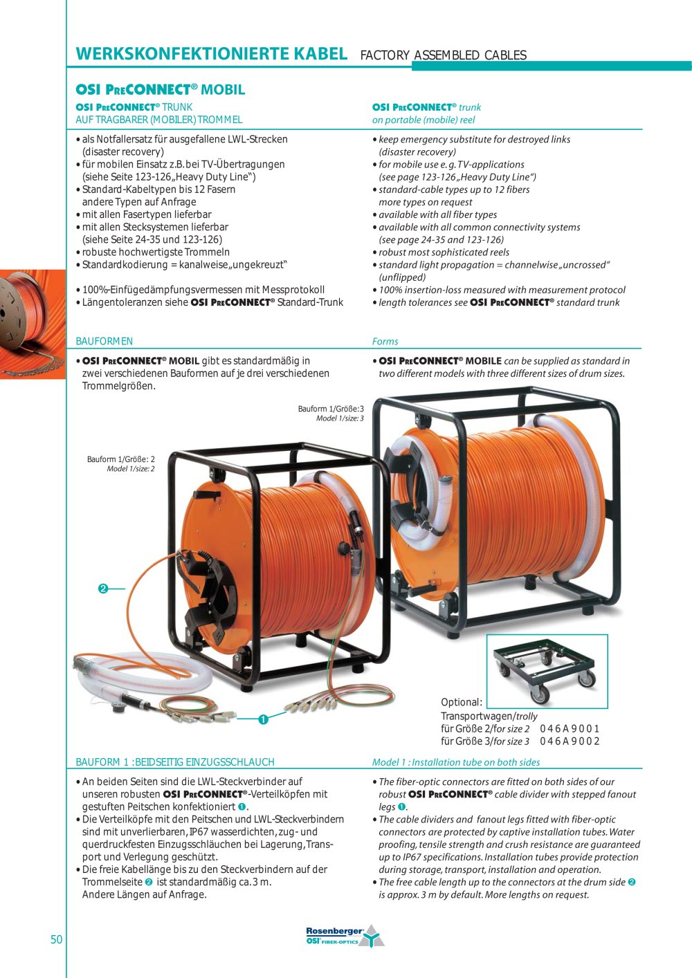 OSI PreCONNECT&reg; MOBIL - OSI Fiber-Optics