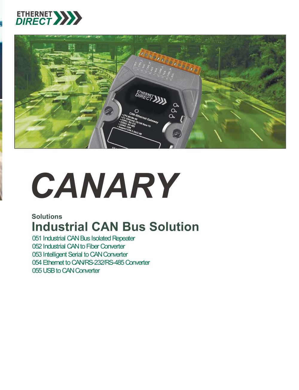Industrial CAN Bus Solutions - Ethernet Direct