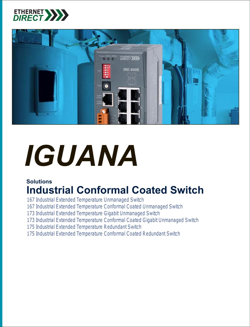 Industrial Conformal Coated Switch Solution - Ethernet Direct