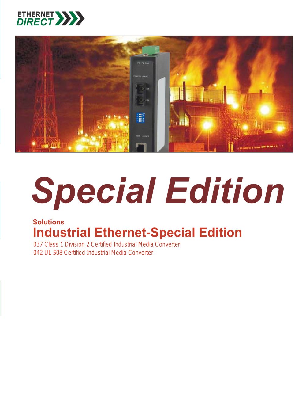 Industrial Ethernet Solutions- Special Edition - Ethernet Direct