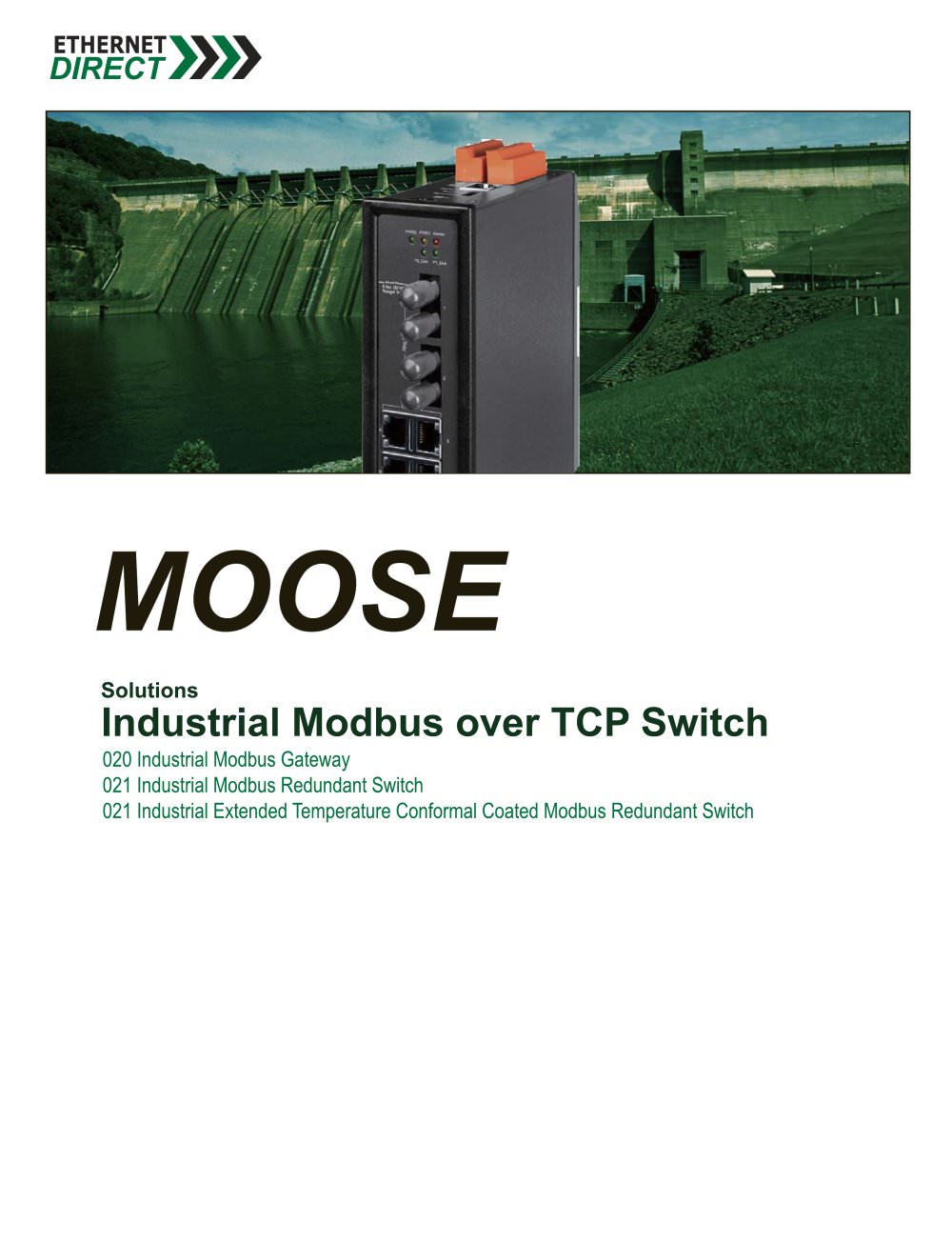 Industrial Modbus over TCP Switch Solutions - Ethernet Direct