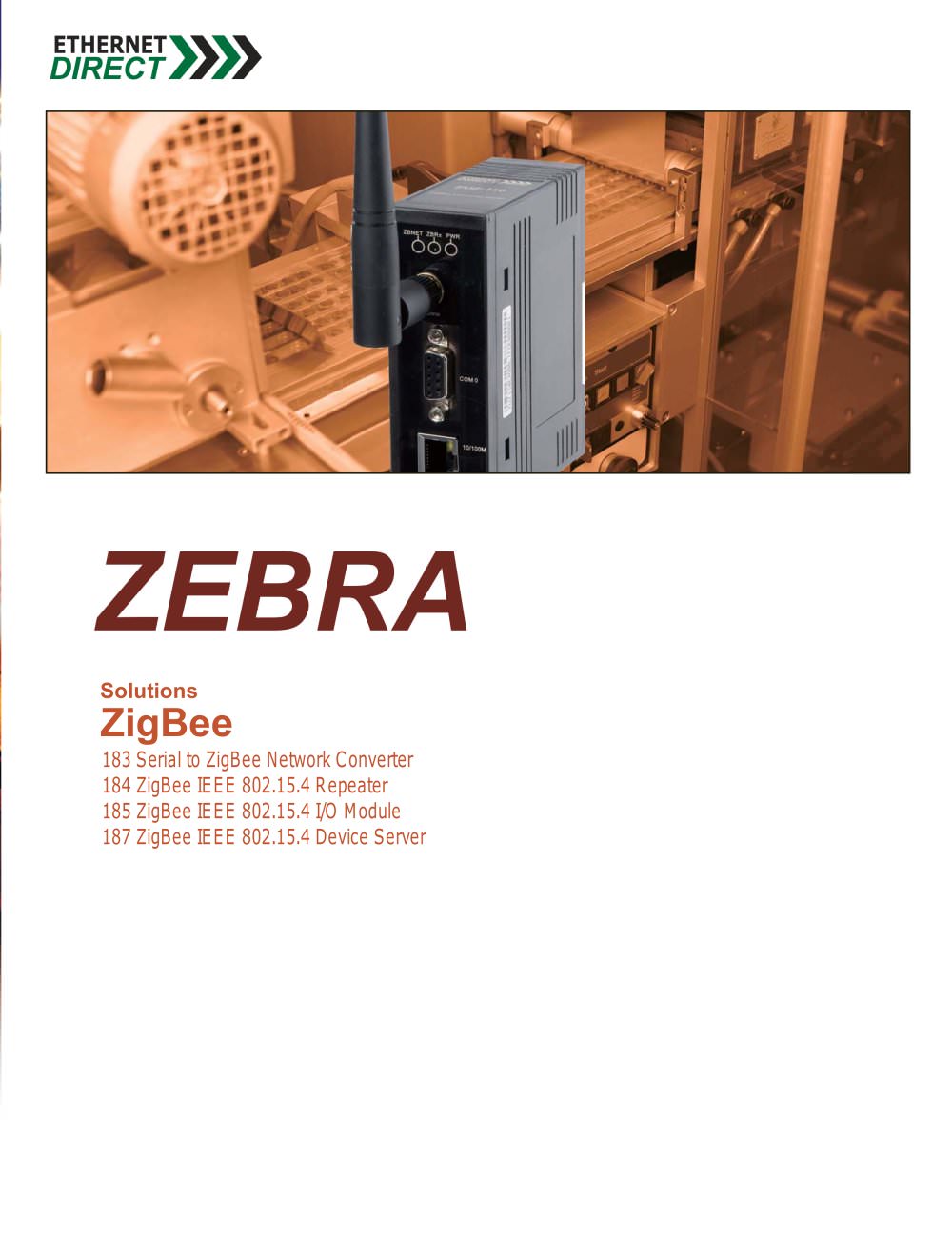 ZigBee Solutions - Ethernet Direct