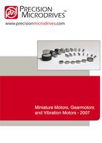 Miniature DC Motors, Gearmotors and Vibration Motors