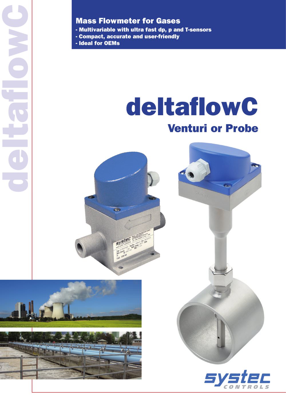 deltaflowC - Mass flow meter for Gases - systec Controls