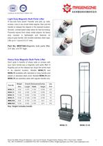 light duty magnetic bulk parts lifter