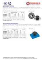 Magnetic base with Knob