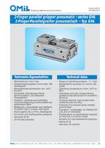 2-finger parallel grippers, pneumatic GHL