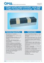 2-finger parallel grippers, pneumatic GPRS