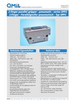 2-finger parallel grippers, pneumatic OPP2