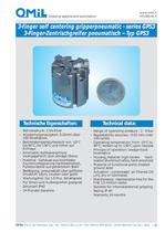 3-finger self-centering grippers, pneumatic GPS 3