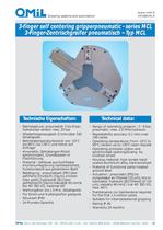 3-finger self-centering grippers, pneumatic MCL