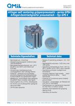 4-finger self-centering grippers, pneumatic GPS 4