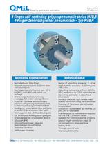 4-finger self-centering grippers, pneumatic MFB/4
