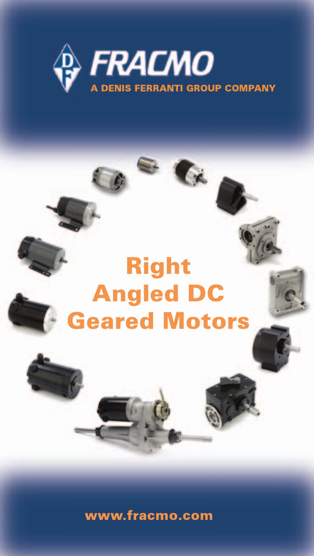 Fracmo Right Angled DC Geared Motor - Fracmo