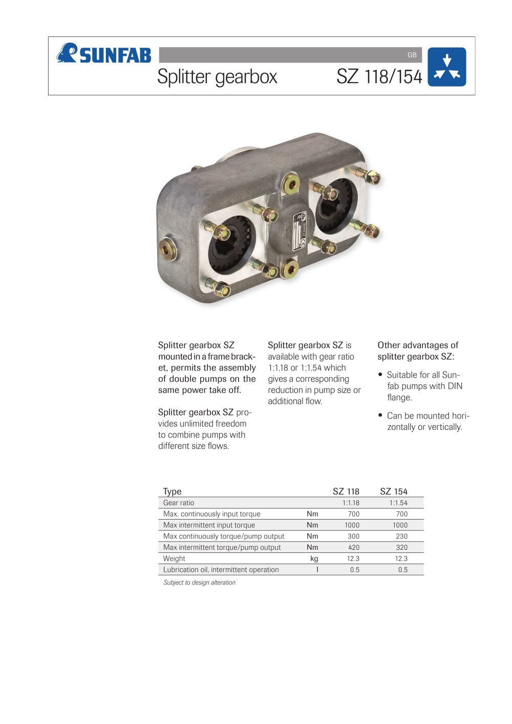 dual shaft gearbox - Sunfab Hydraulics