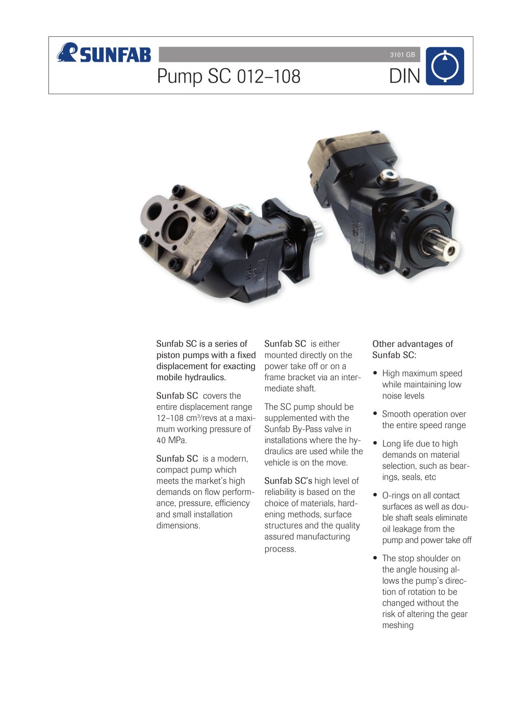 hydraulic truck pump - Sunfab Hydraulics