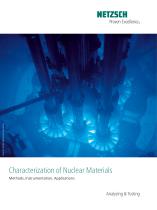Characterization of Nuclear Materials