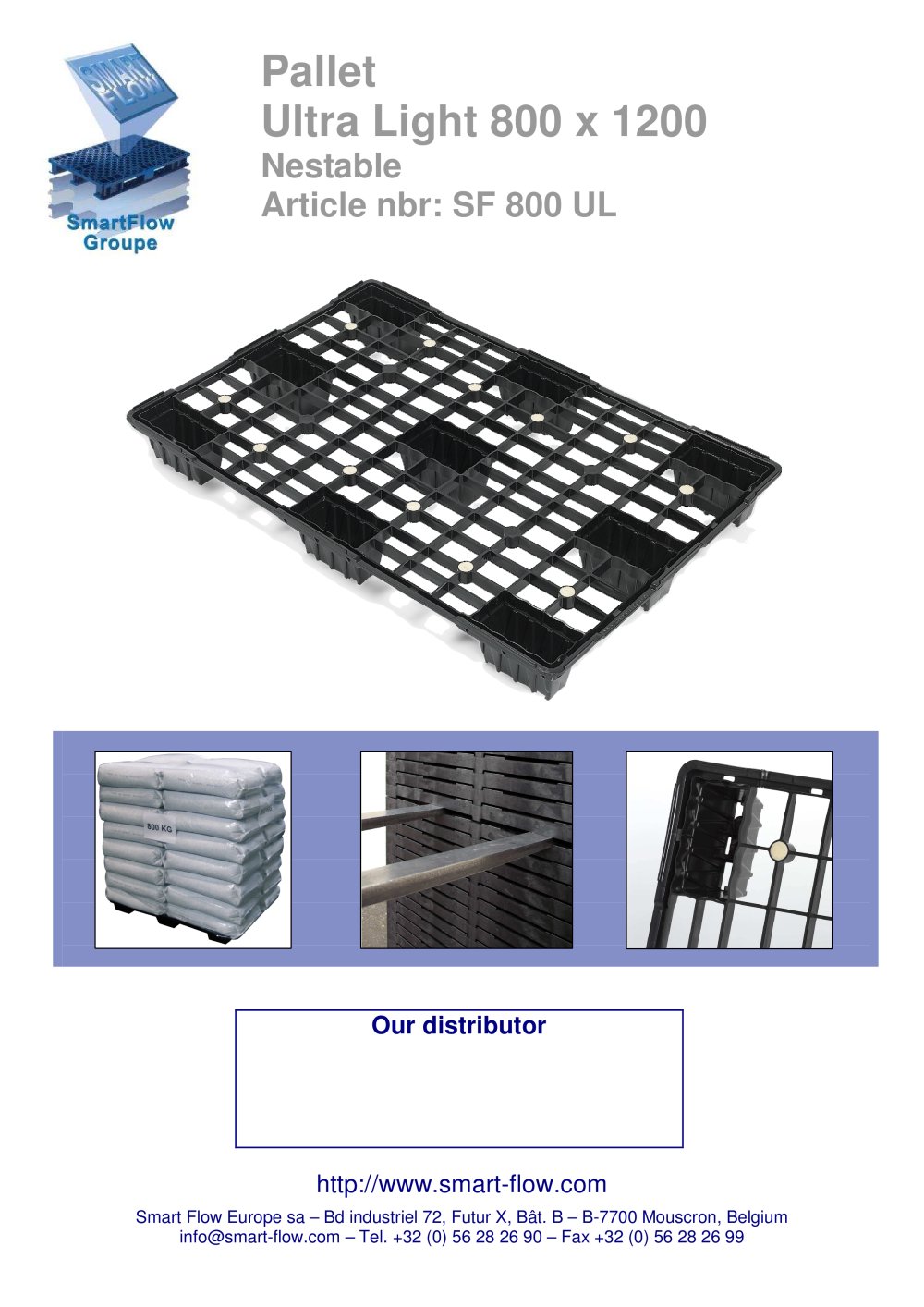 Ultra light Pallet - SMART FLOW EUROPE