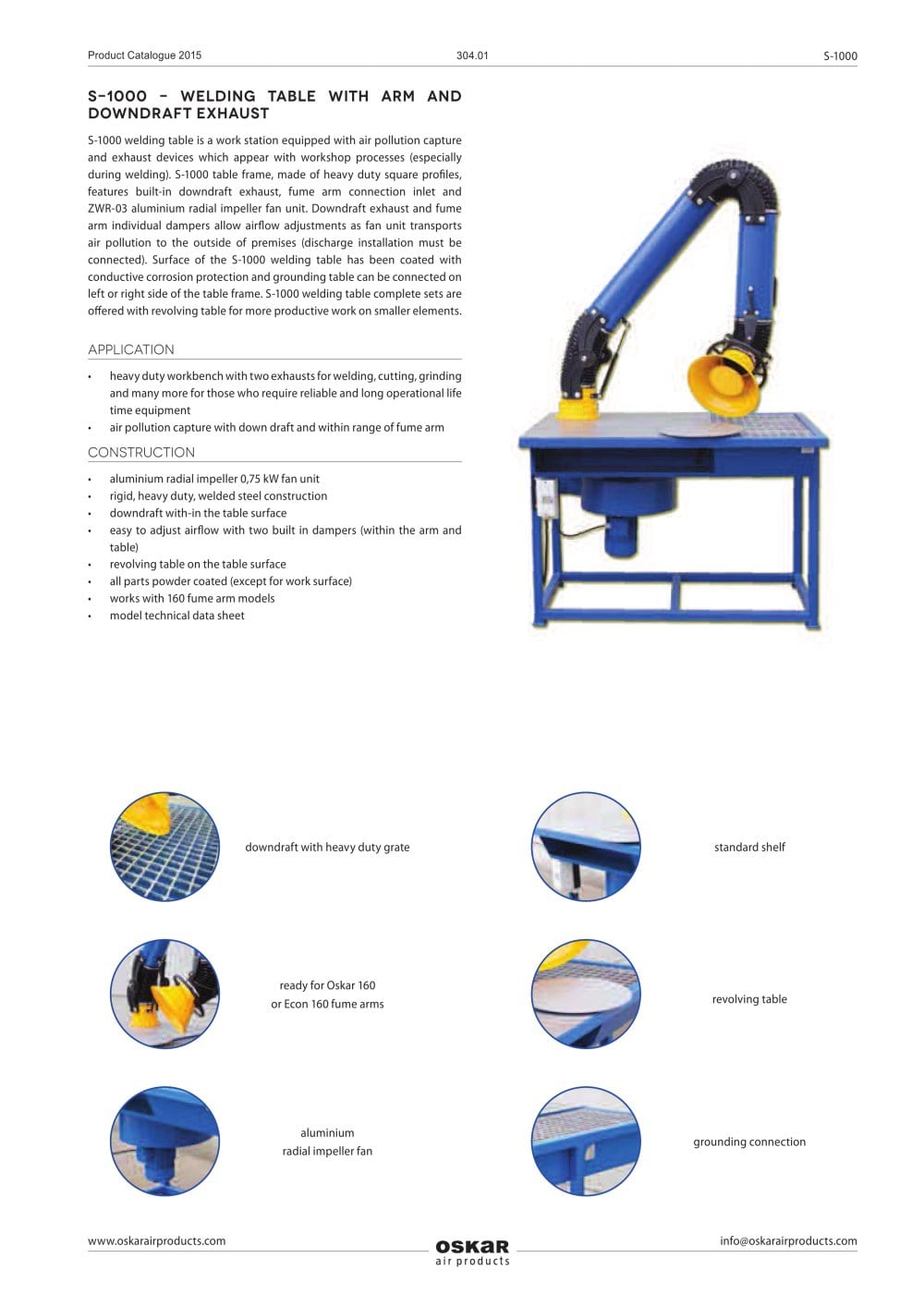 S1000 Welding Table - MENEGON Sp. z o.o.