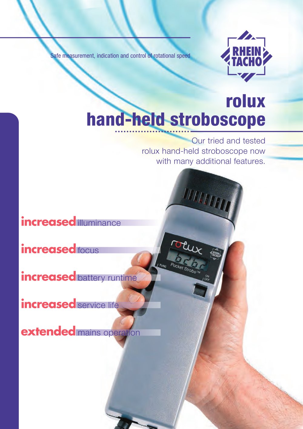 ROLUX Stroboscope - Rheintacho Messtechnik