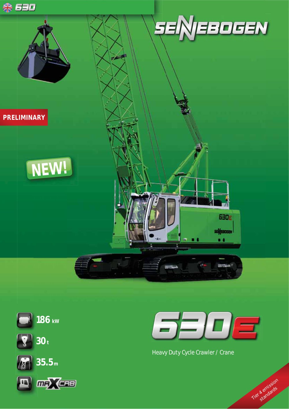 crane line 630 R-HD - HD Crawler Crane - SENNEBOGEN Maschinenfabrik GmbH