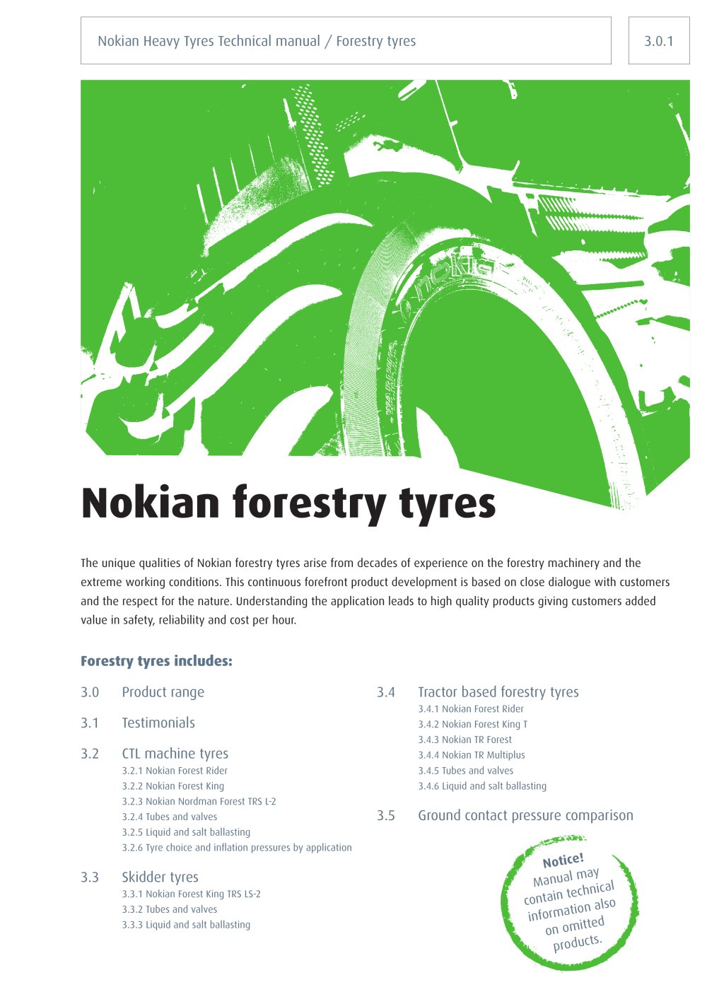 NHT Technical Manual 03 Forestry - Nokian Heavy Tyres