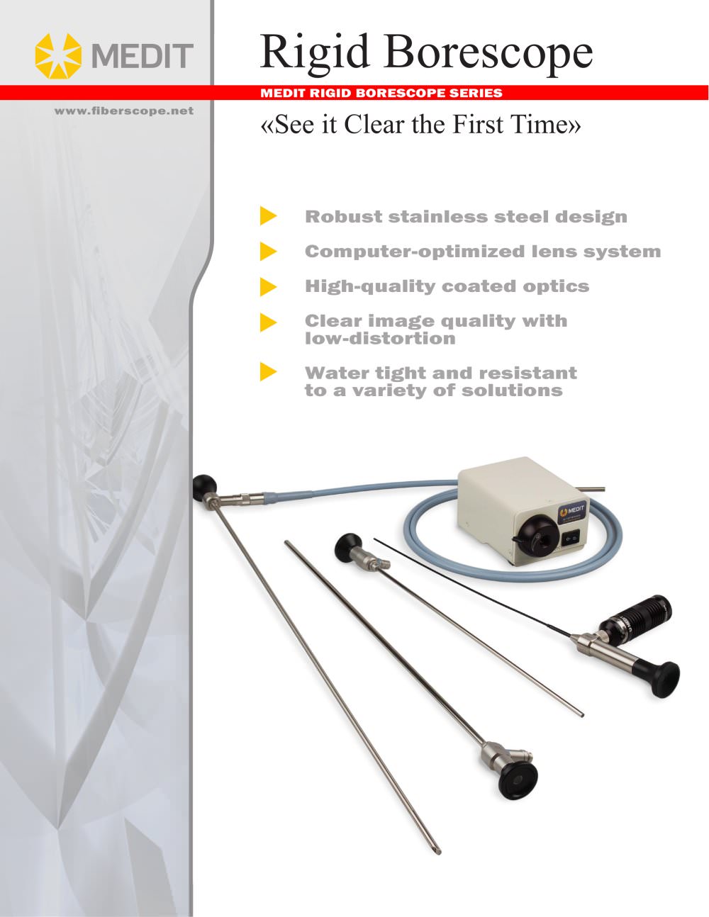 Rigid Rod Lens Borescope - Medit Inc