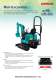 Mini Excavator AX08 - AIRMAN HOKUETSU Industries CO.,LTD.